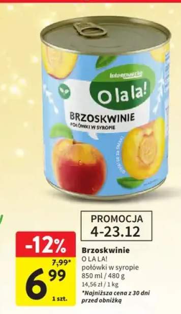 brzoskwinie w syropie