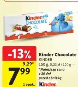 kinder czekolada