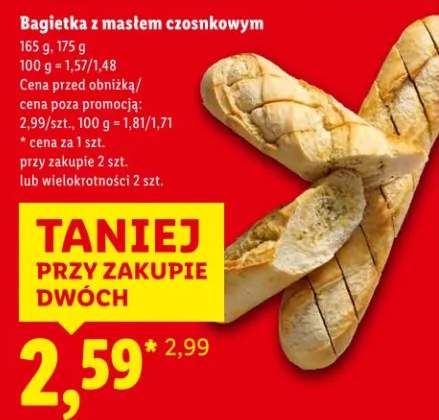 bagietka z masłem czosnkowym