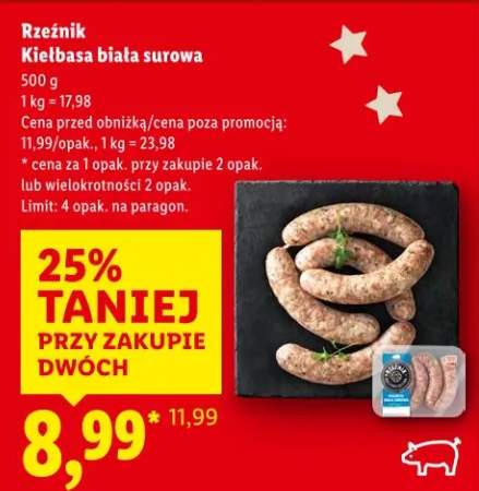kiełbasa biała surowa