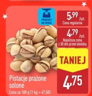 pistacje prażone