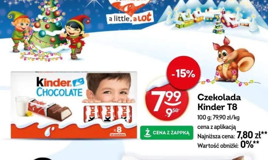 kinder czekolada