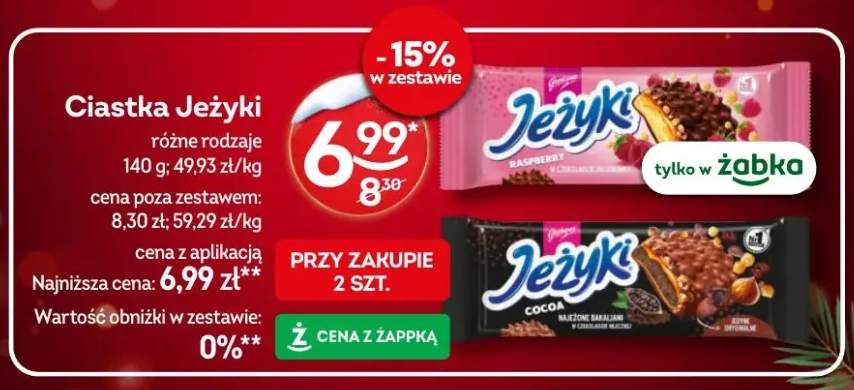 ciastka Jeżyki