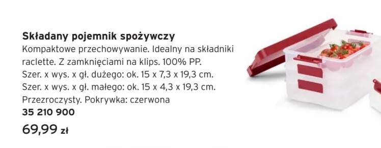 pojemniki do żywności