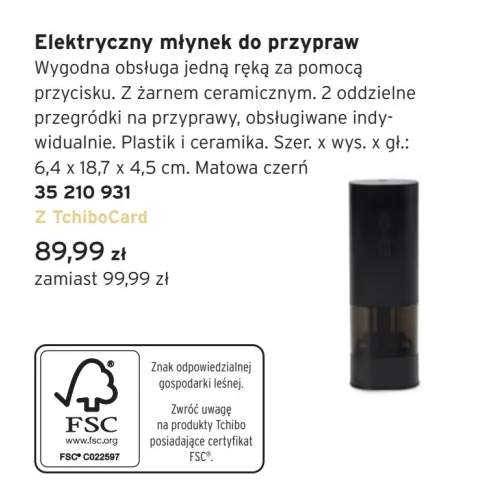 młynek elektryczny