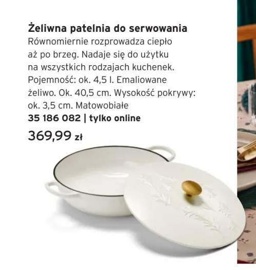 patelnia żeliwna