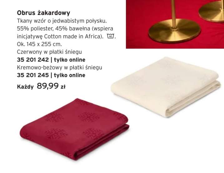 obrus świąteczny