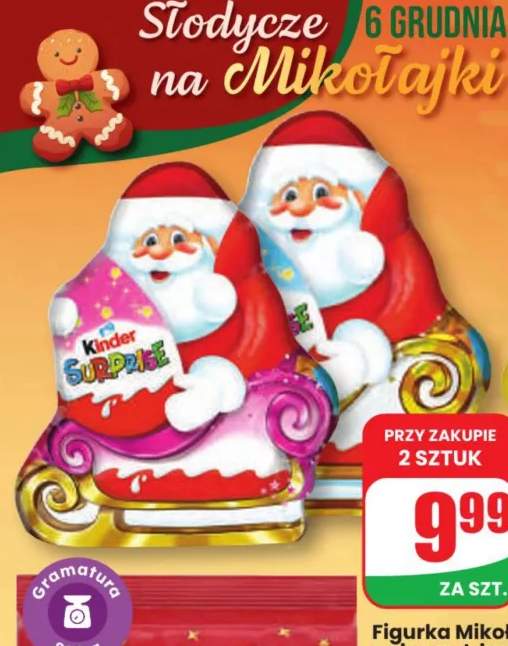 mikołaj z czekolady