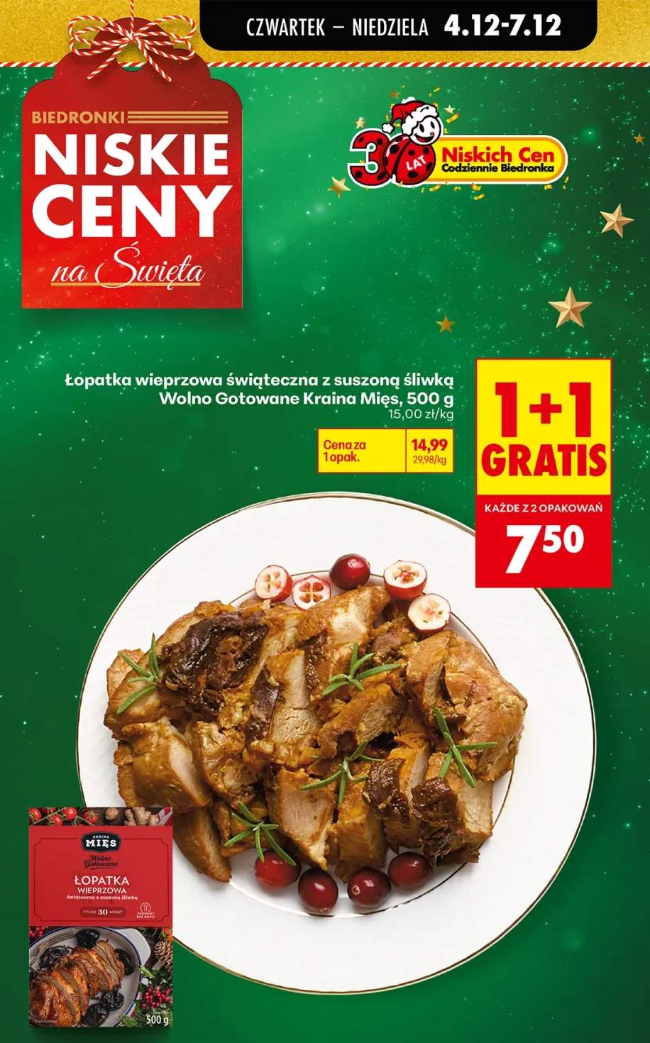 łopatka wieprzowa wolno gotowana