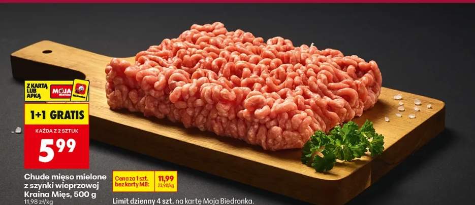 mięso mielone z szynki