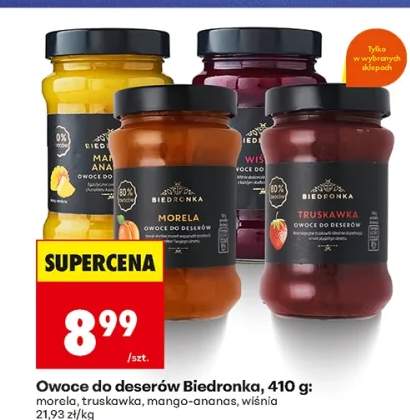 deser owoce z twarożkiem