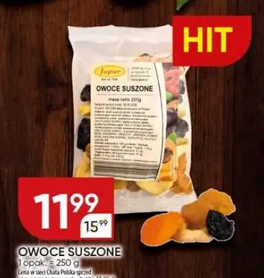 owoce suszone