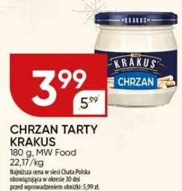 chrzan tarty