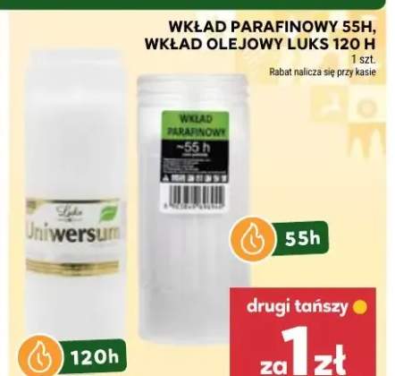 wkład olejowy do znicza