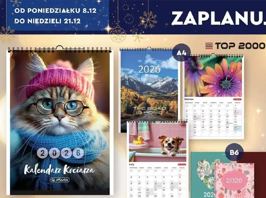 kalendarz ścienny
