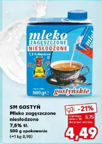 mleko zagęszczone
