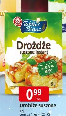 drożdże instant