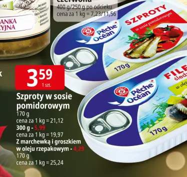 szprot w sosie pomidorowym