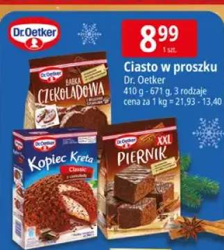 ciasto w proszku