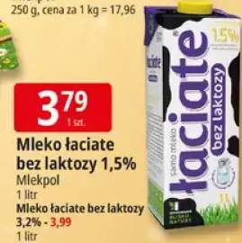 mleko bez laktozy