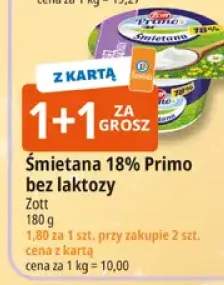 śmietana bez laktozy