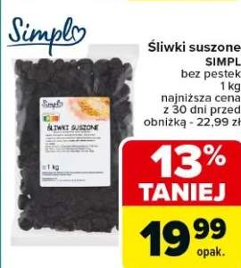 śliwki suszone
