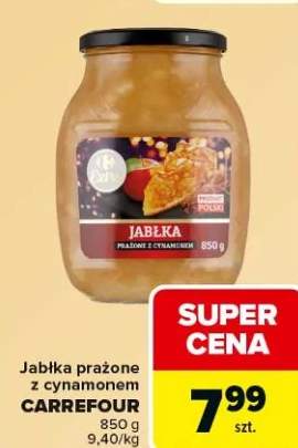 jabłka prażone