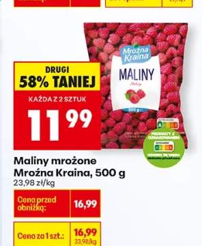 maliny mrożone