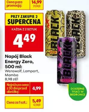 napój energetyczny