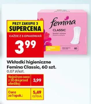 wkładki higieniczne