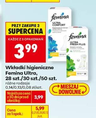 wkładki higieniczne