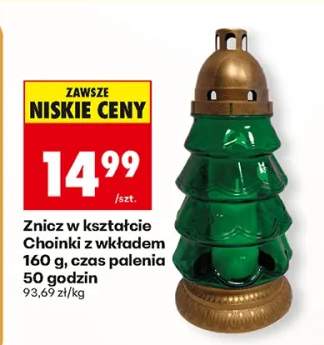 wkład do znicza