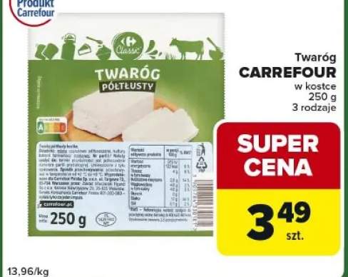 twaróg półtłusty