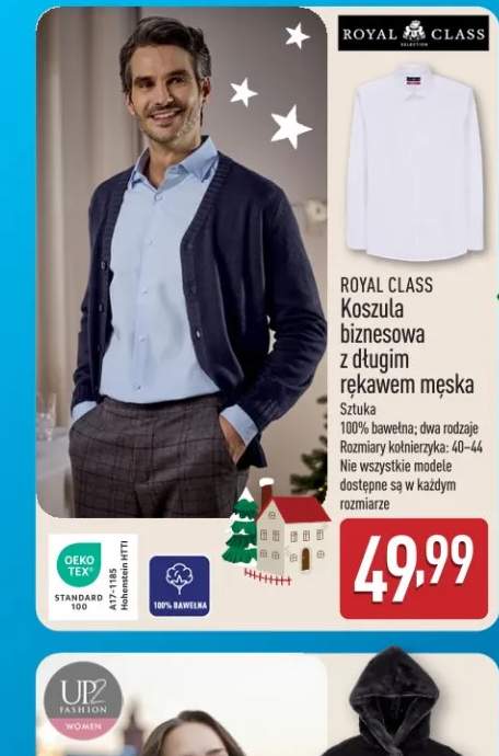 koszula z długim rękawem męska