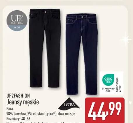 jeansy męskie