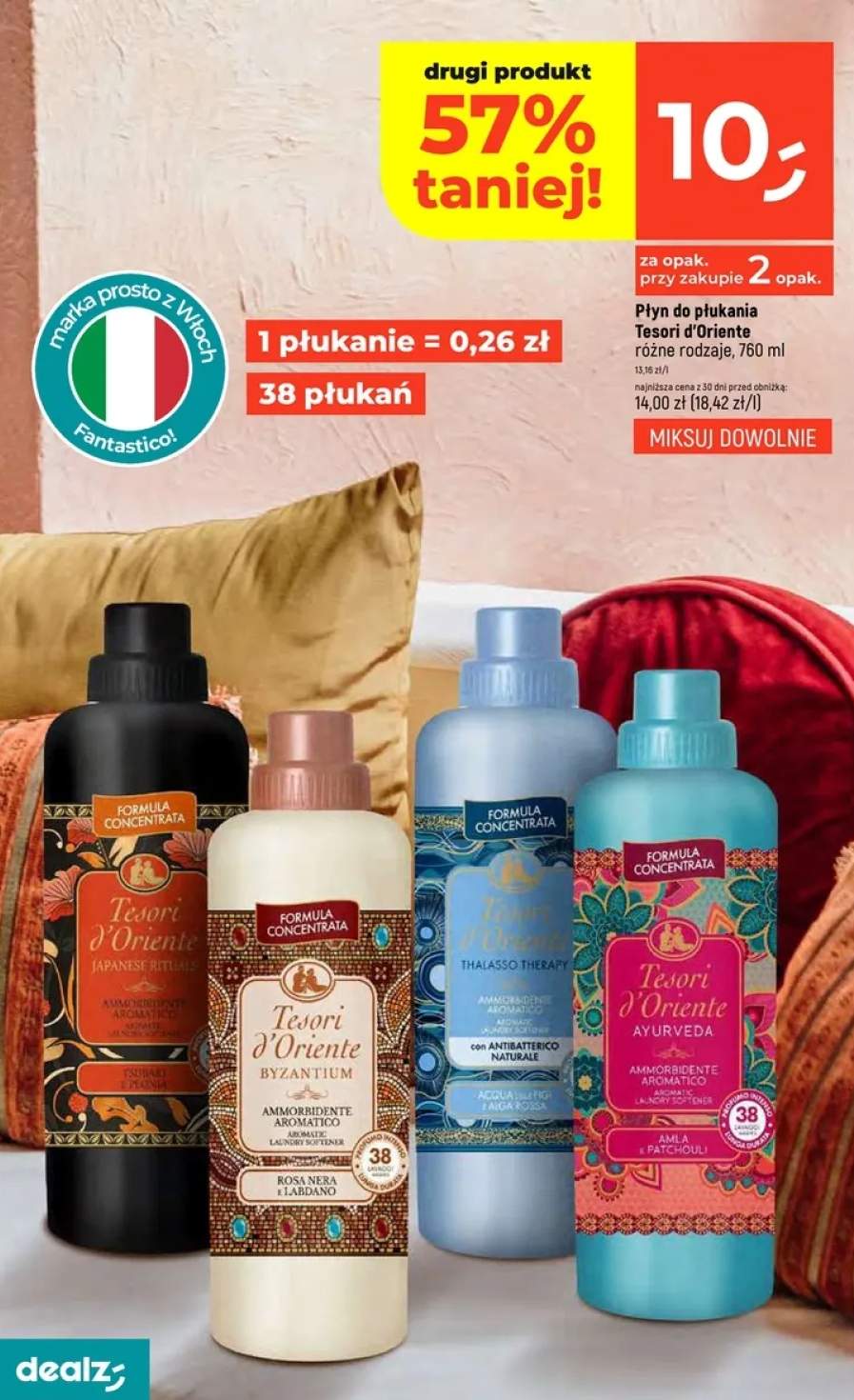 płyn do płukania tkanin