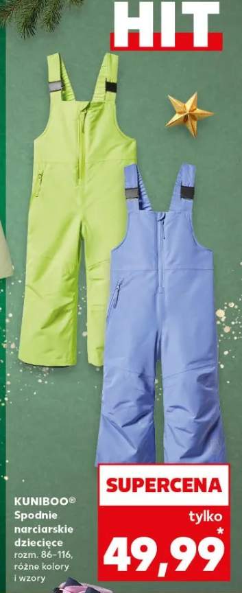 spodnie narciarskie dziecięce