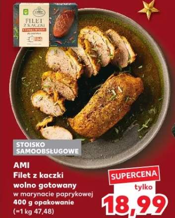 filet z kaczki wolno gotowany