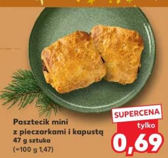 pasztecik z pieczarkami