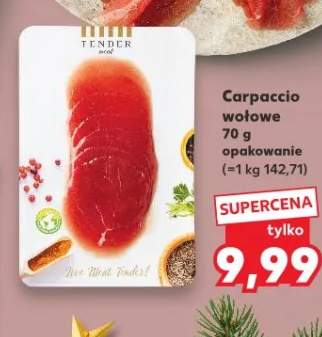 carpaccio wołowe