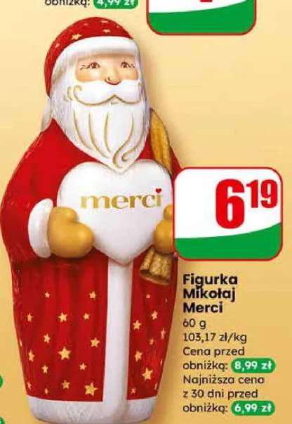 mikołaj z czekolady