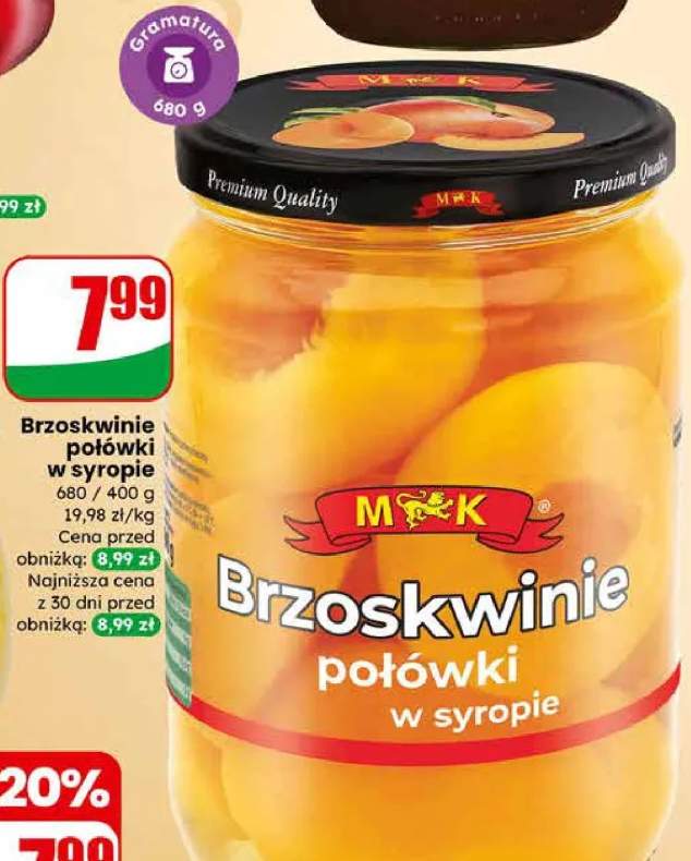 brzoskwinie w syropie