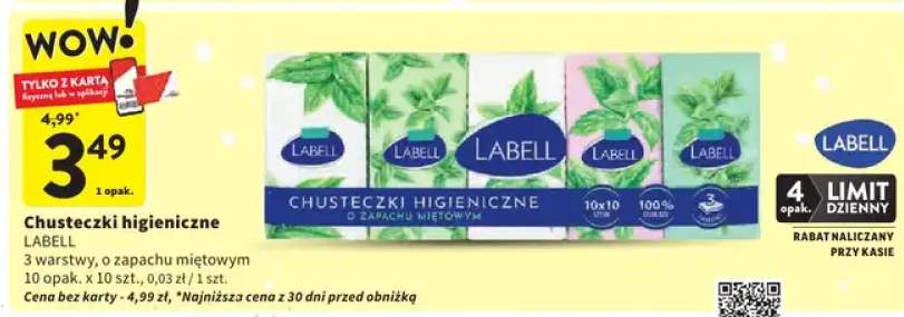 chusteczki higieniczne