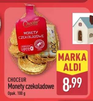 monety czekoladowe