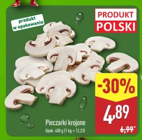 pieczarki krojone
