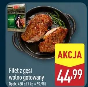 pierś z gęsi wolno gotowana