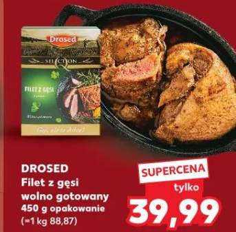 pierś z gęsi wolno gotowana