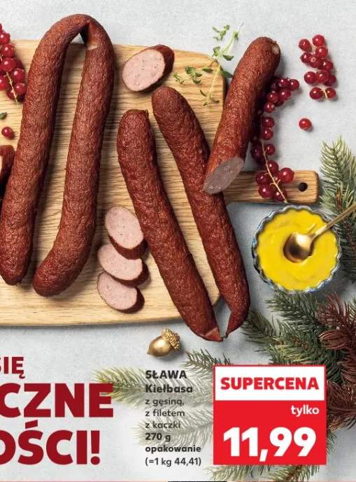 kiełbasa z gęsiną