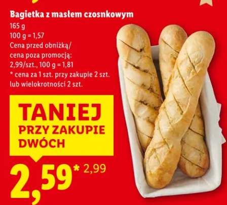 bagietka z masłem czosnkowym