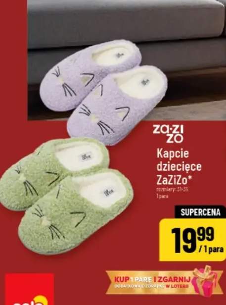 kapcie dziecięce